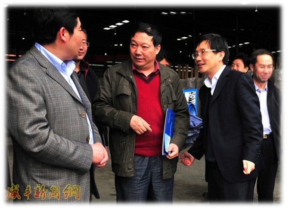 湖北省民委副主任,武陵山办副主任胡祥华来我司调研